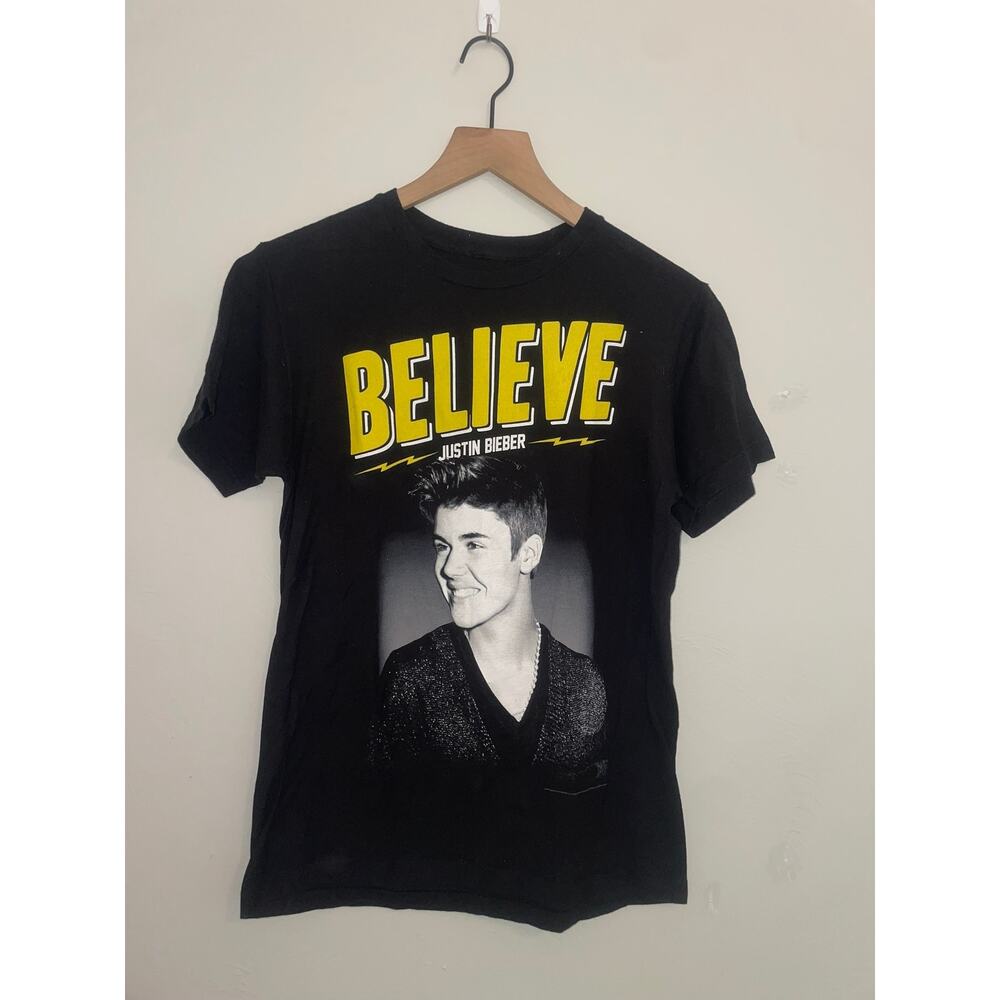Justin Bieber Shirt Believe Live Tour Concert Pop Musician Tee M Medium